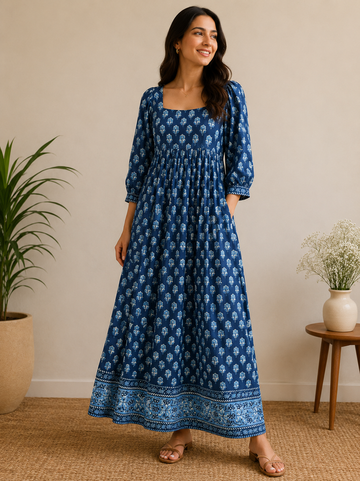 Snow Berry Maxi Dress