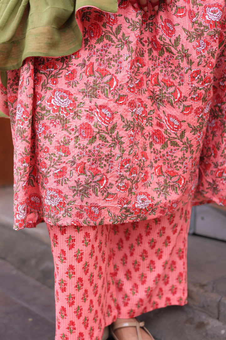 Thamarai • தாமரை — 3/4 Sleeve Gathered Anarkali Set