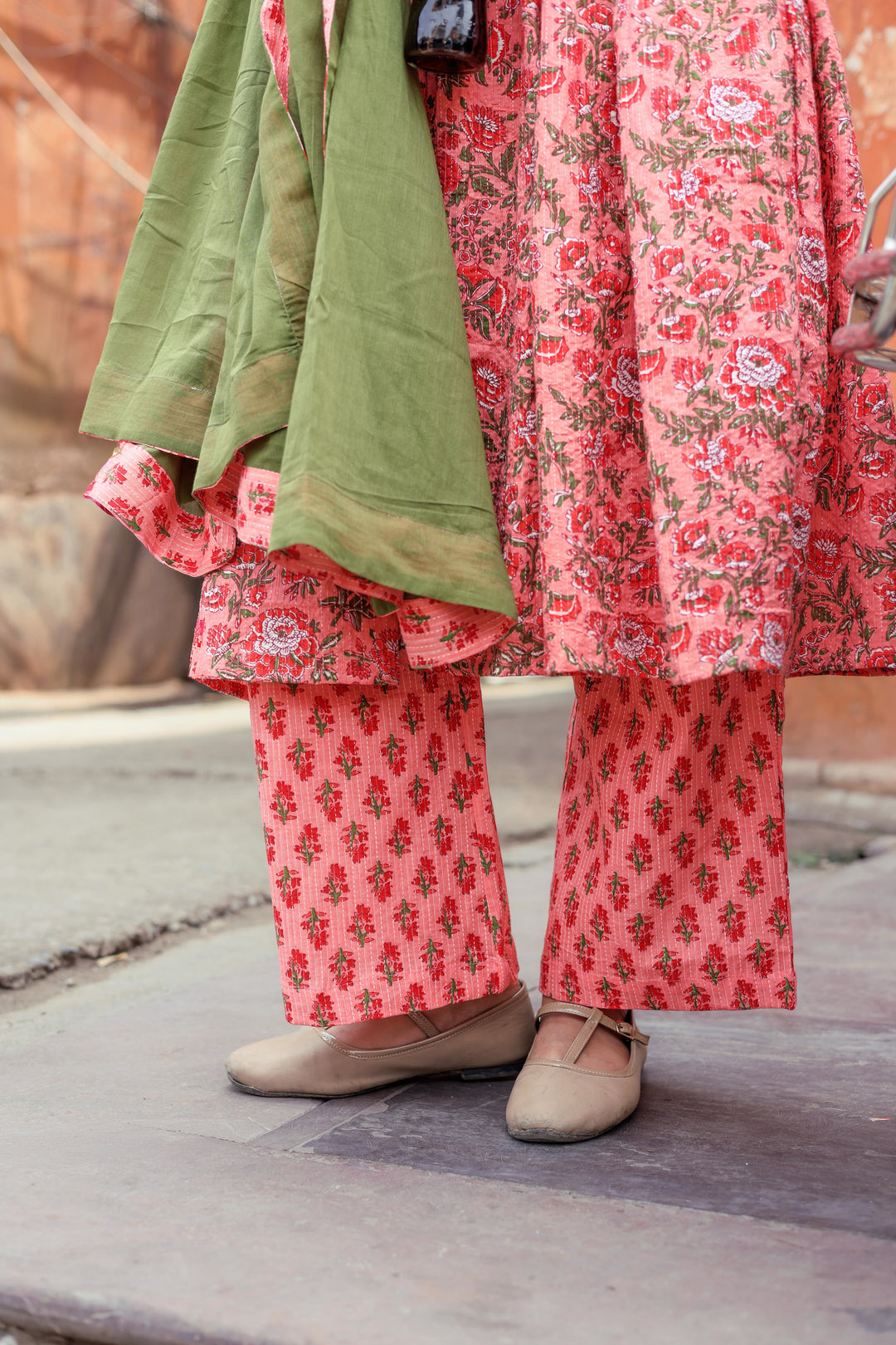 Thamarai • தாமரை — 3/4 Sleeve Gathered Anarkali Set