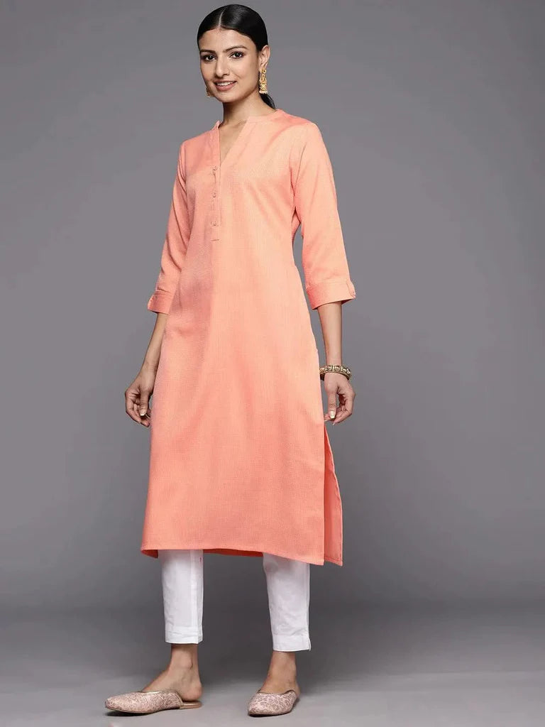 Kurta Top in Peach Mist