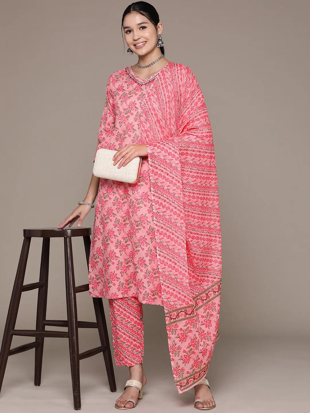 Coral Hues Suit