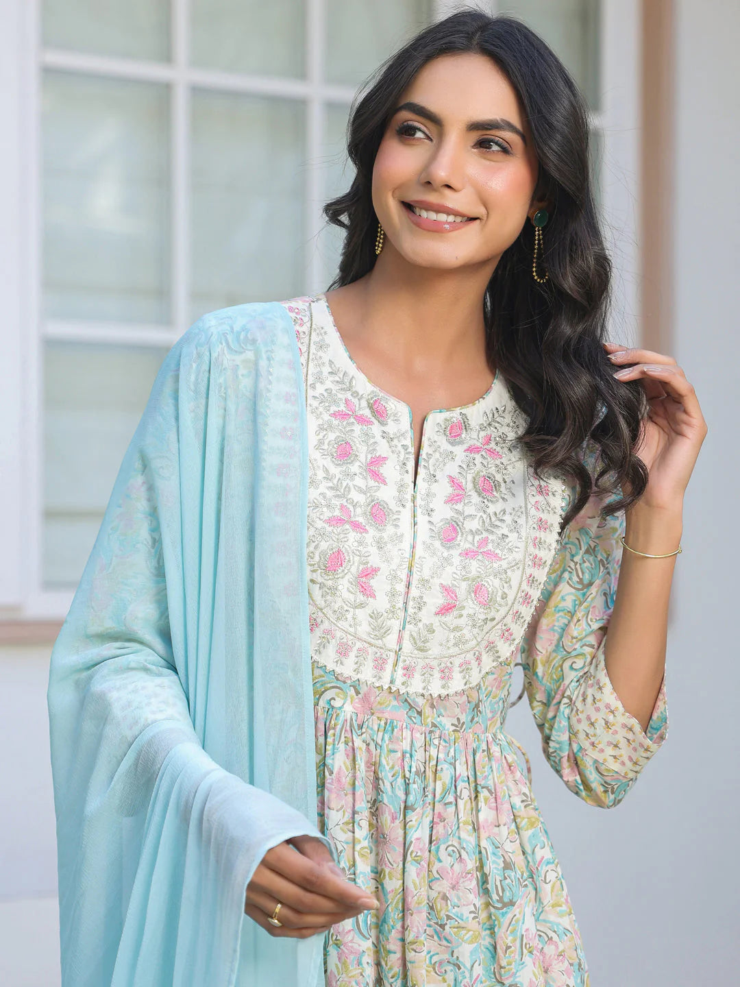 Bubblegum Rasgulla Cotton Kurta Set
