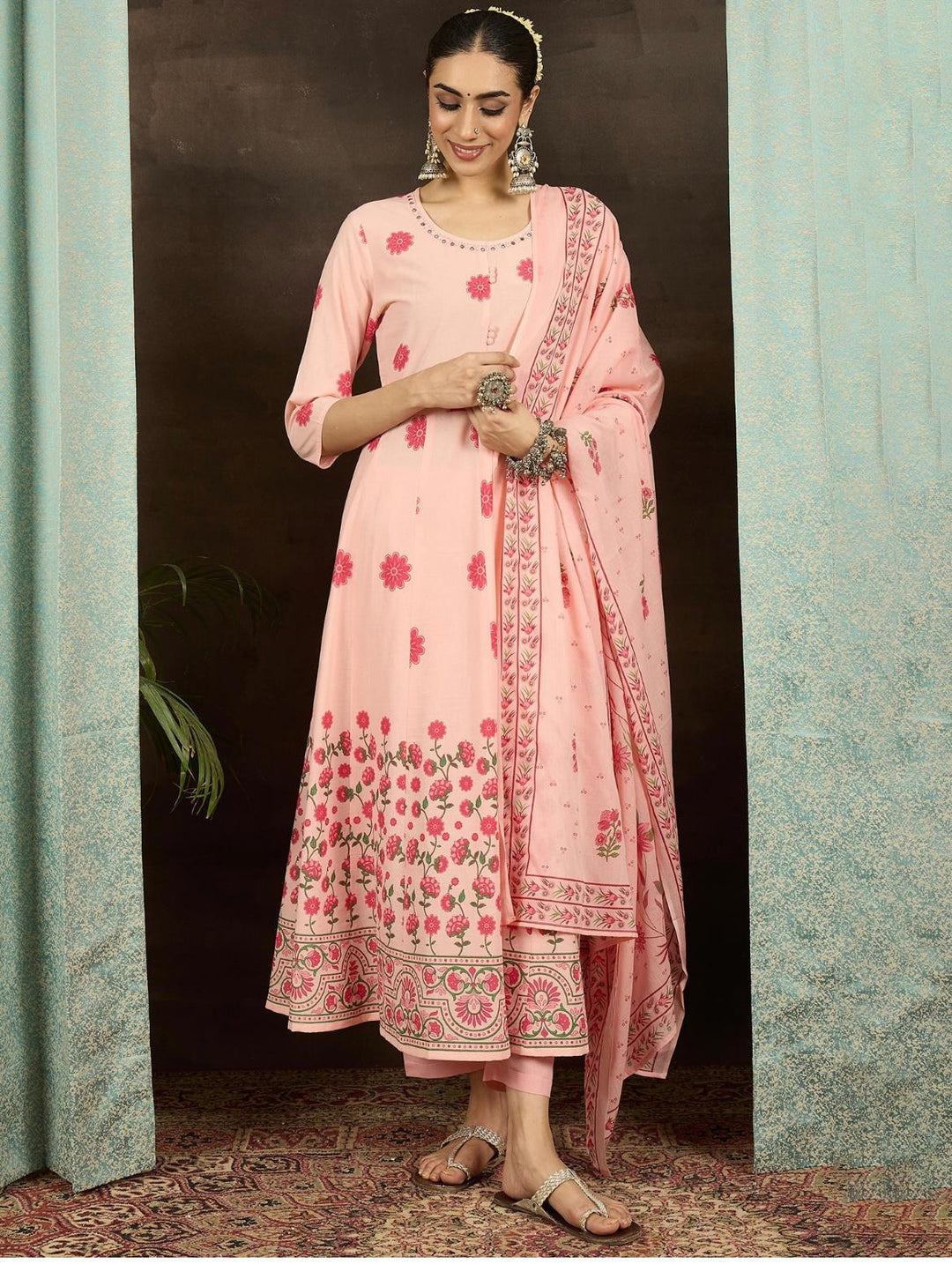 Strawberry Halwa Kurta Set