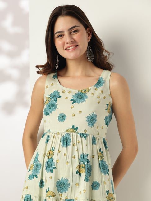 Yellow Gulaabe Cotton Kurta Set