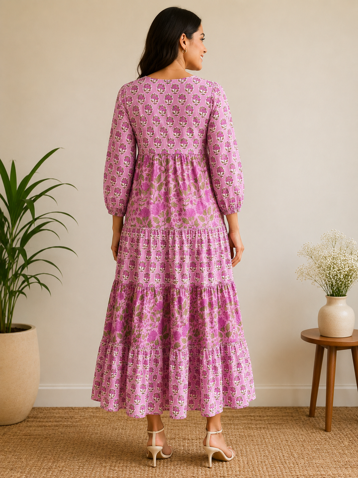 Sugar Prune Midi Dress