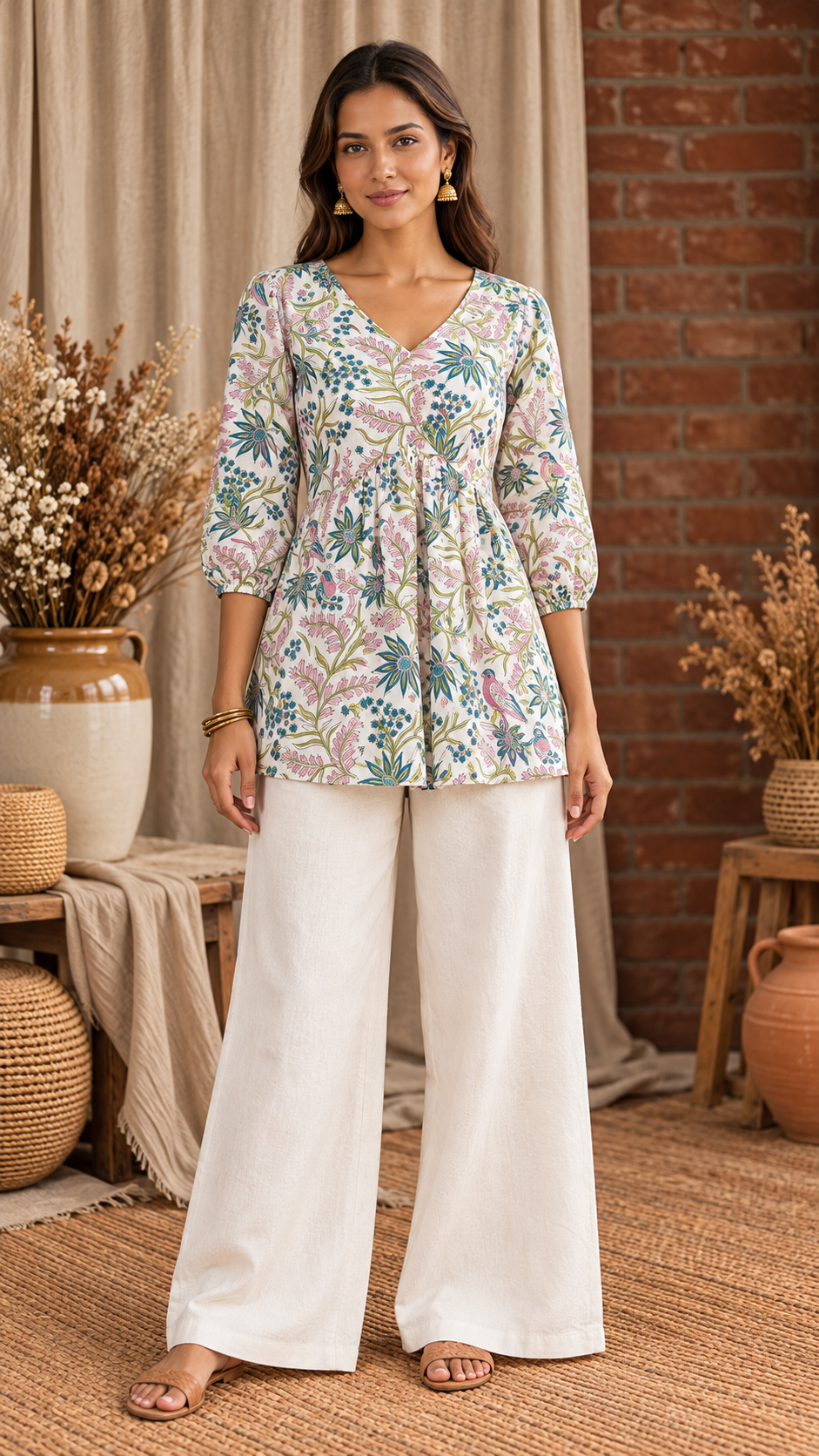 Sweet Pea Peplum Top