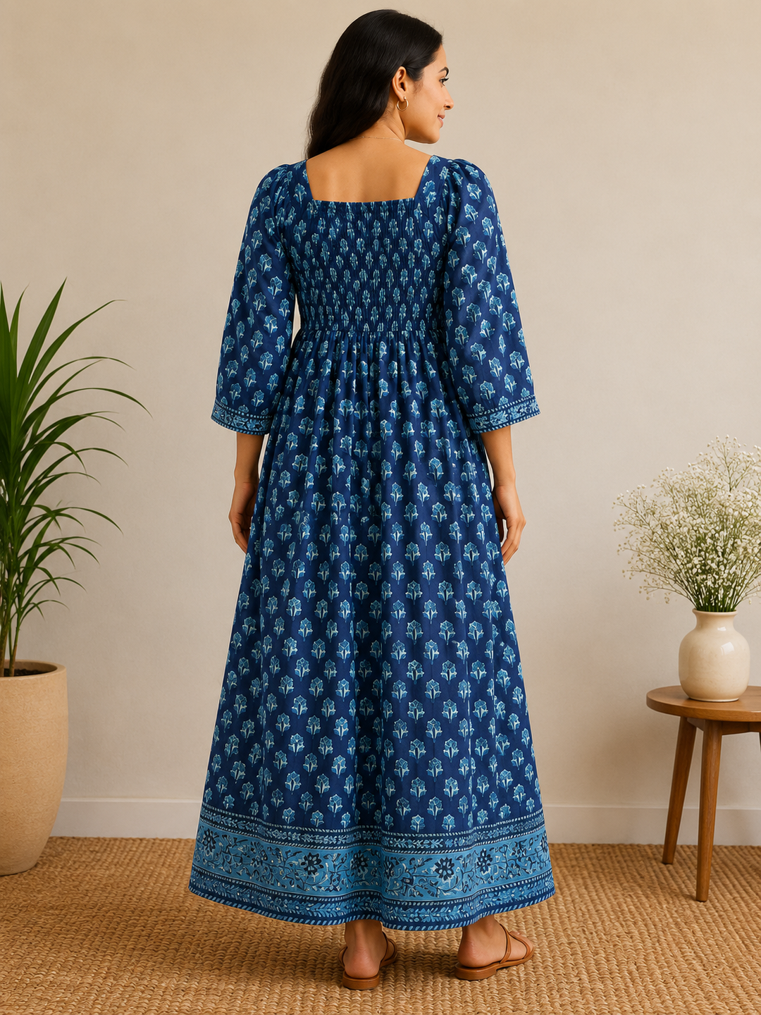 Snow Berry Maxi Dress