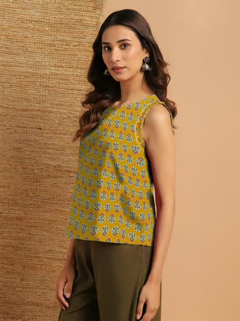 Tunic Top in Marigold Yellow