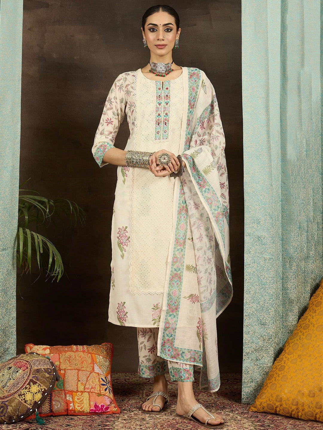 Ivory Coconut Candy Kurta Set