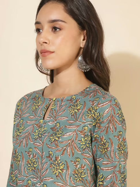 Kurta Top in Garden Canopy