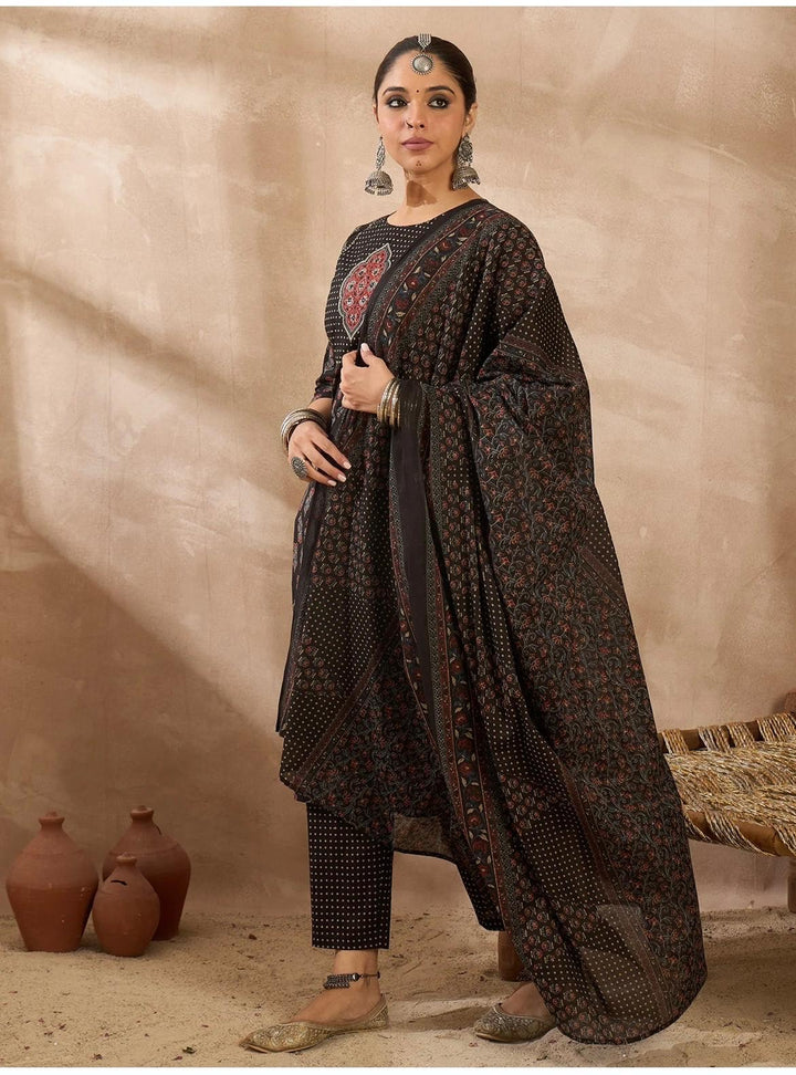 Coffee Mittai Cotton Kurta Set