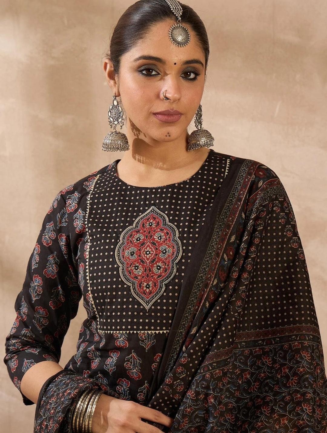 Coffee Mittai Cotton Kurta Set