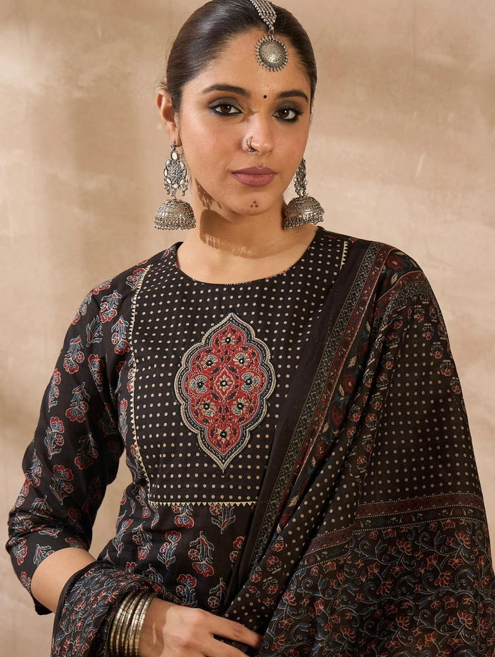 Coffee Mittai Cotton Kurta Set