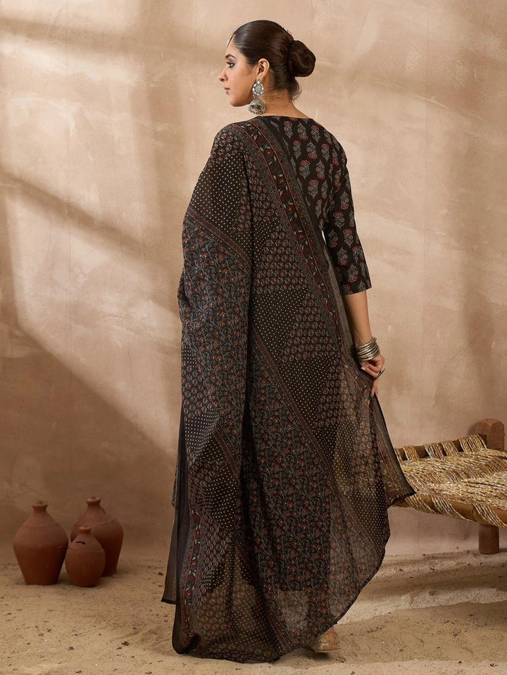 Coffee Mittai Cotton Kurta Set