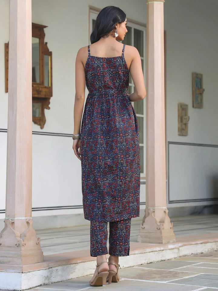 Ruby Jangiri Cotton Kurta with Pants