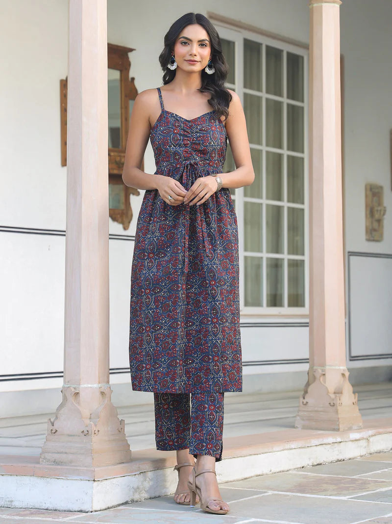 Ruby Jangiri Cotton Kurta with Pants